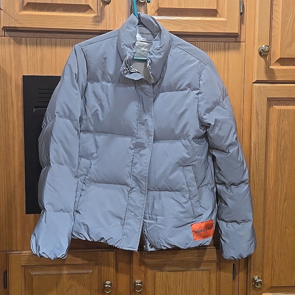 Calvin Klein reflector puffer jacket